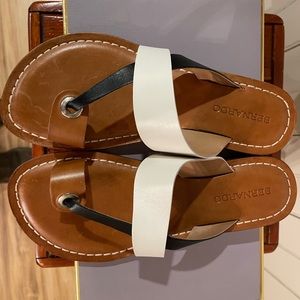 Bernardo multi-colored leather sandals